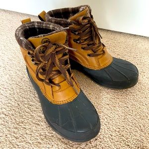 Magellan Boys Flannel Lined Duck Boots